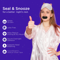 Refresh Mouth Tape: Sleep Deeper, Snore Less.