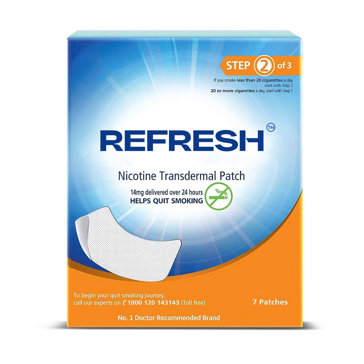 Refresh Nicotine Transdermal Patch | Step 2
